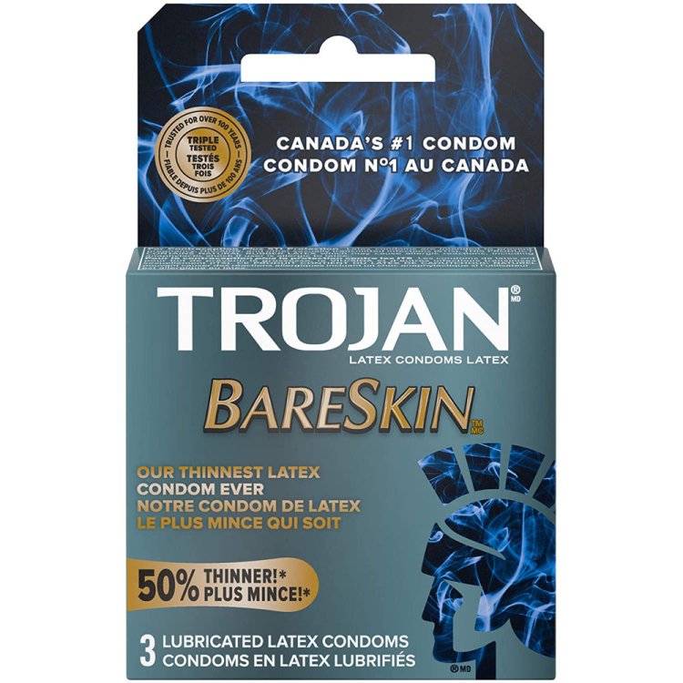(image for) Trojan Sensitivity BareSkin Condoms 3 pk
