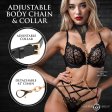(image for) Captivate Collar with Body Chain - Black
