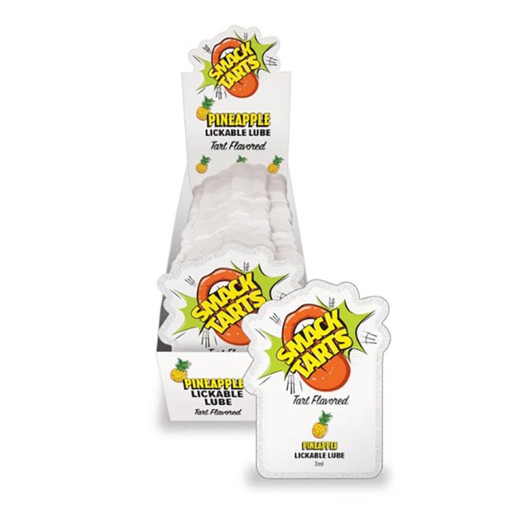(image for) SMACK Tarts - Lickable Flavored Lubricant - Pineapple 3ML Pouch Display of 36 ?