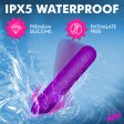 (image for) Tapered Flexible Silicone Bullet - Purple