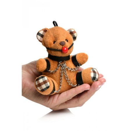 (image for) Gagged Bondage Teddy Bear Keychain