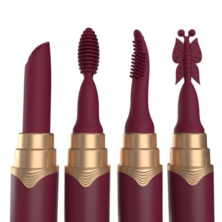 (image for) My Secret Premium Rechargeable Vibrating Lipstick - Merlot