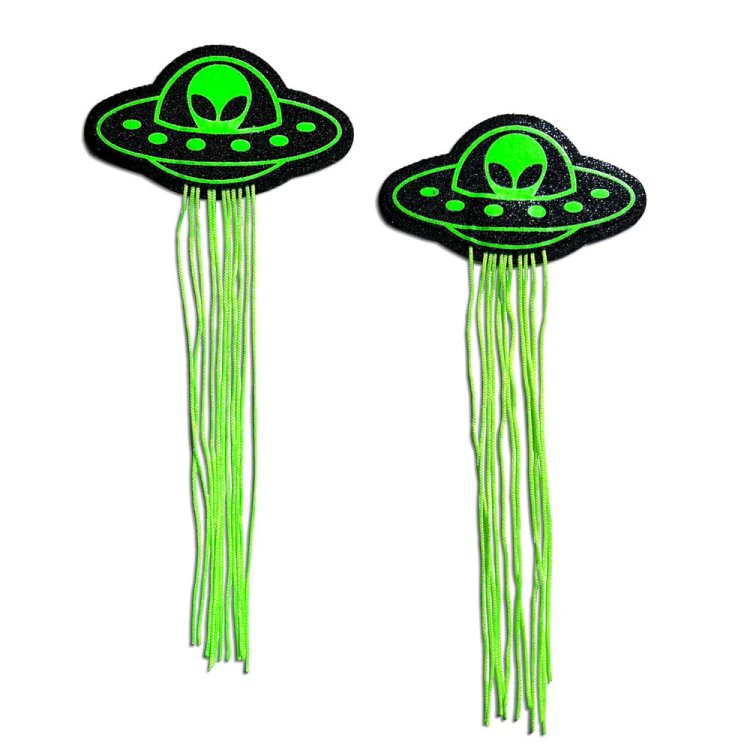 (image for) Tassel UFO Alien GlowInDark Pasties *