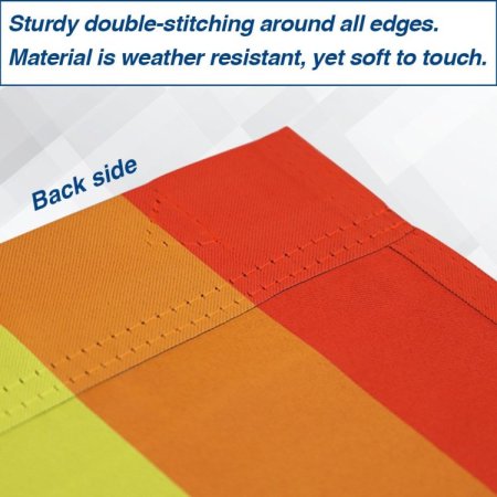 (image for) Rainbow Polar Fleece Blanket 50" x 60"