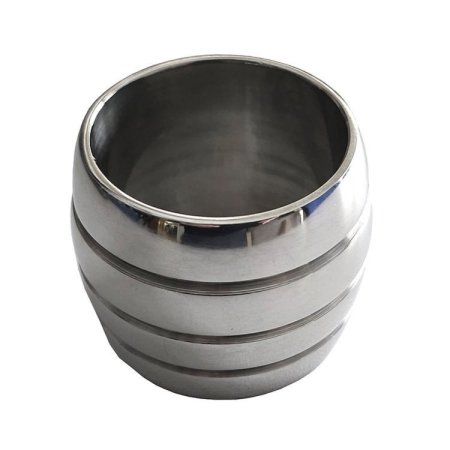 (image for) Stainless Steel Round Cock Ring 45mm by 45mm