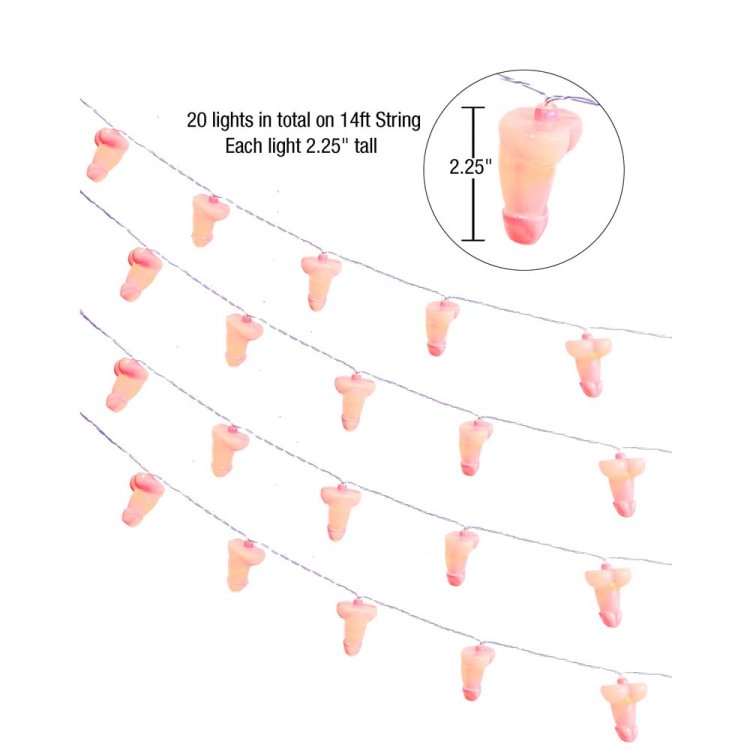 (image for) Penis Party - 20 Bistro String Lights
