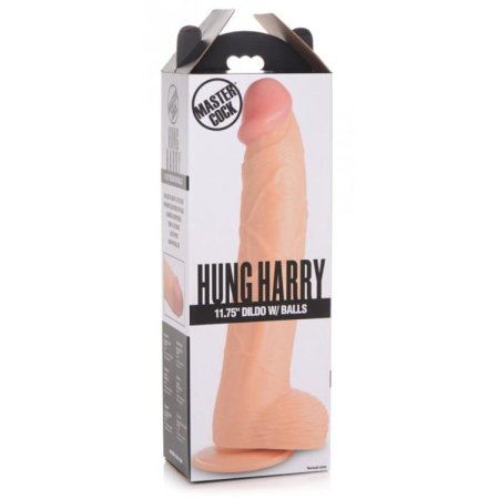 (image for) Hung Harry 11.75" Dildo w/ Balls - Light