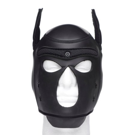 (image for) Spike Neoprene Puppy Hood - Black