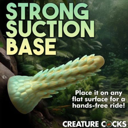 (image for) Stegosaurus Spiky Reptile Silicone Dildo