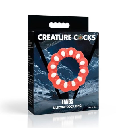 (image for) Fangs Silicone Cock Ring