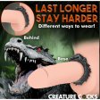 (image for) Black Caiman Silicone Cock Ring