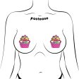 (image for) Happy Birthday Cupcake Pasties - Pink Multicolored