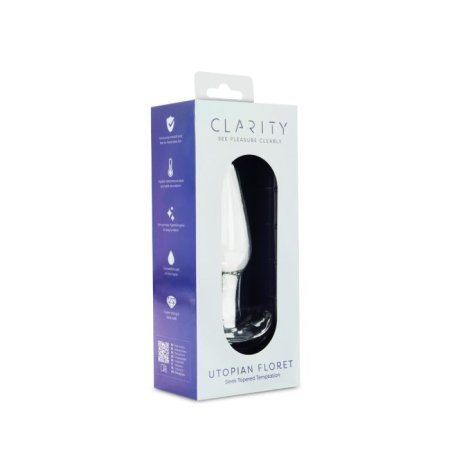 (image for) Clarity - Glass Dildo - Utopian Floret