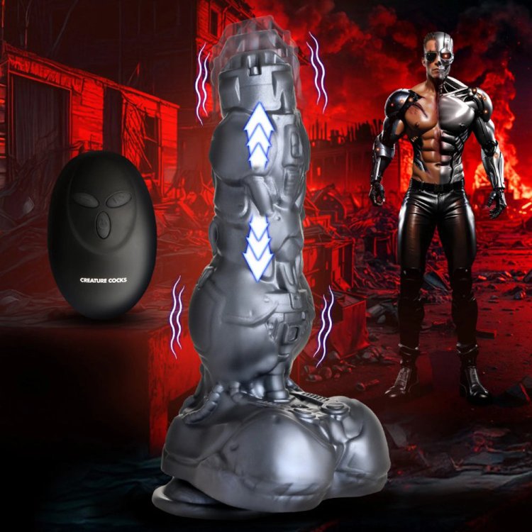 (image for) Cyborg Cock Thrusting & Vibrating Dildo