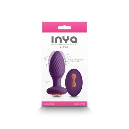 (image for) INYA Alpine Vibrating Plug w RC - Purple
