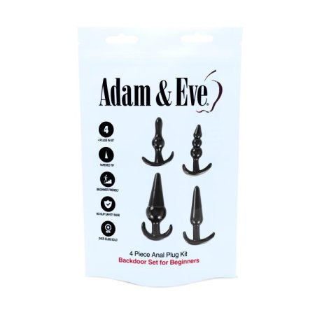 (image for) Adam & Eve 4-Piece Anal Plug Kit (Bag)