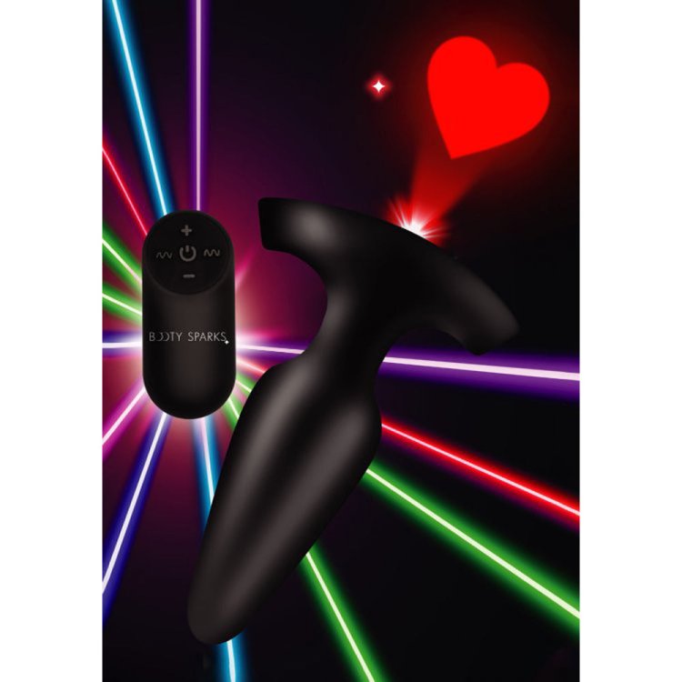 (image for) Laser Heart Medium Anal Plug w/ RC