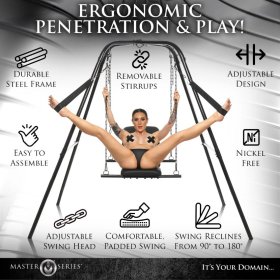 Throne Adjustable Sex Sling With Stand Throne Adjustable Sex Sling With Stand