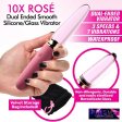 (image for) 10X Dual End Smooth Silicone/Glass Vibe*