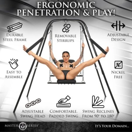 (image for) Throne Adjustable Sex Sling With Stand