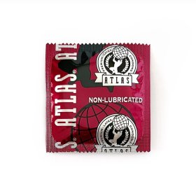 Atlas Plain Non-lubricated Condoms 100pc Bowl
