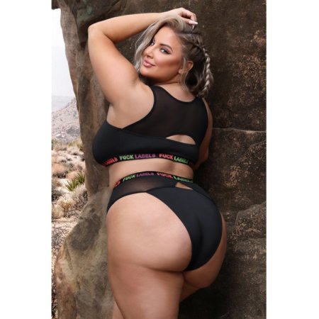 (image for) Fuck Labels Crop Top & High Waist Bottoms