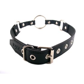 Leather O-Ring Gag - Black Leather O-Ring Gag - Black