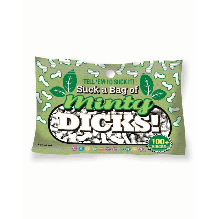 (image for) Suck a Bag of Minty Dicks Candy 3oz bag