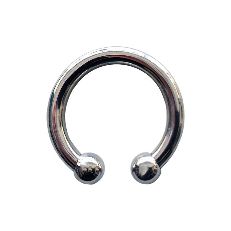 (image for) Stainless Steel Horseshoe Cock Ring - 30mm