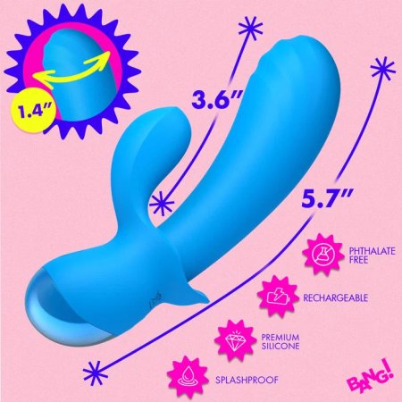 (image for) Flexible Thick Silicone Rabbit Vibrator
