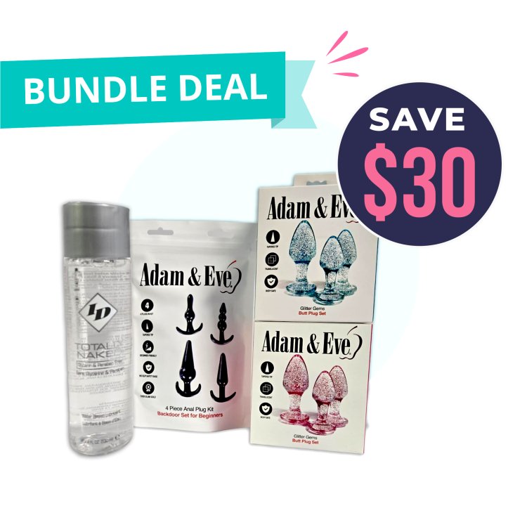 (image for) Adam & Eve Anal Plug Collection Value Bundle