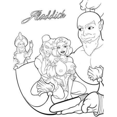 (image for) Porn Parody Colouring Book