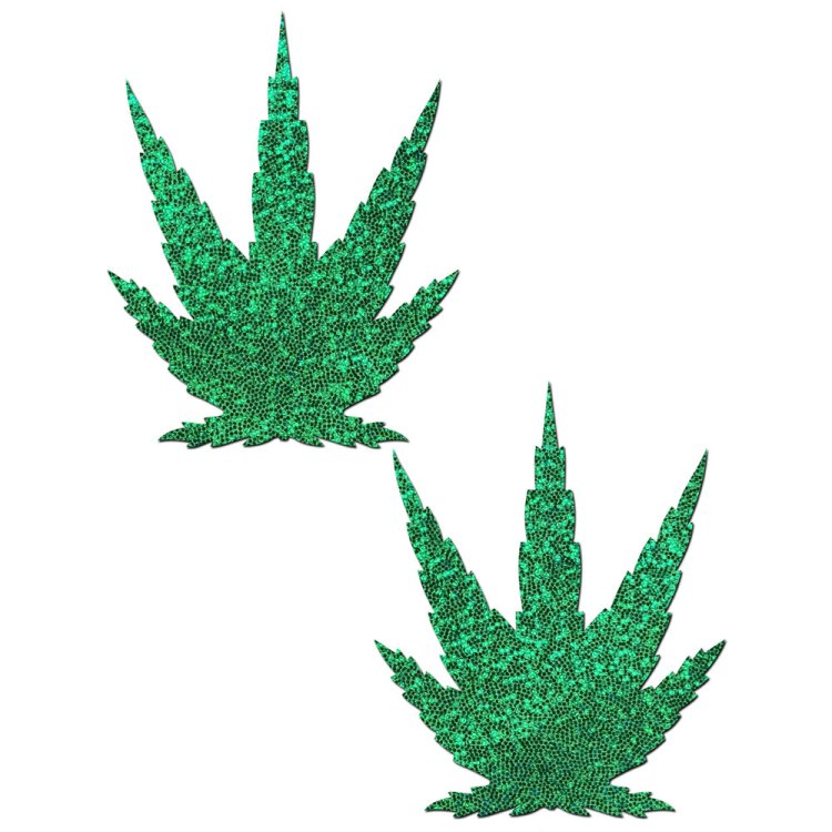 (image for) Pot Leaves Pastease - Glittering Green *