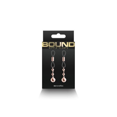(image for) Bound Nipple Clamps - D1 - Rose Gold