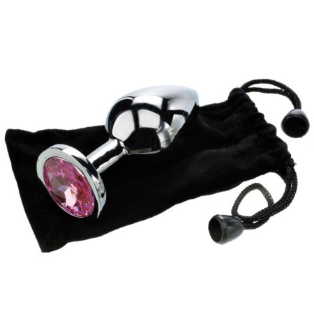 (image for) Adam & Eve Pink Gem Anal Plug Large