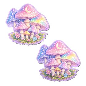 Pastel Celestial Fairycore Mushroom Breast Pasties