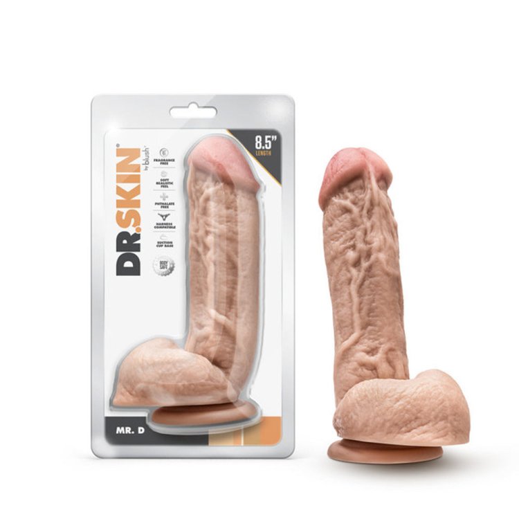 (image for) Dr Skin - Mr D - 8.5\" Dildo w/ Balls