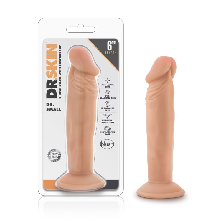(image for) Dr Skin 6\" Dildo Dr. Small - Vanilla