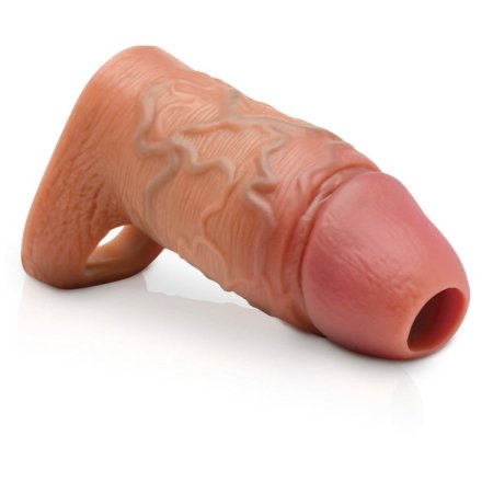 (image for) Enhancers Silicone Penis Extension Sleeve - Tan