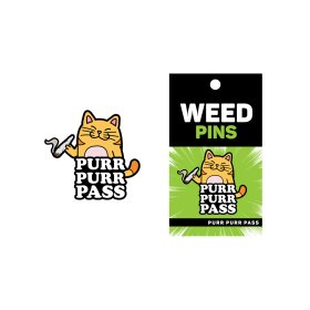 Enamel Pin: Purr Purr Pass Enamel Pin: Purr Purr Pass