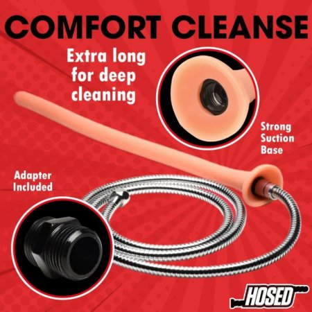 (image for) 19" Slim Silicone Enema Hose