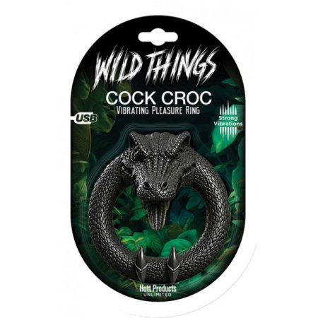 (image for) WILD THINGS - ANIMAL RINGS COCK CROC10 FUNCTION LIQUID SILICONE