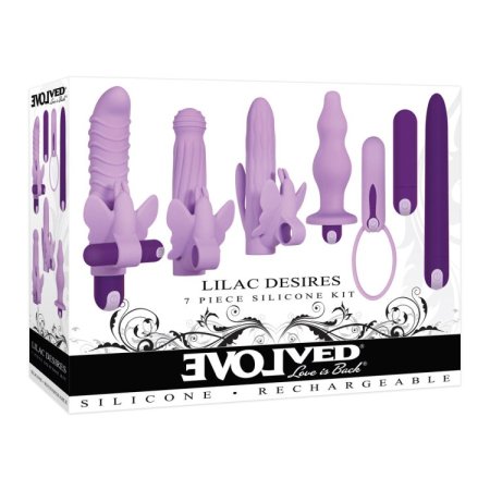 (image for) Evolved Lilac Desires 7pc Silicone Kit