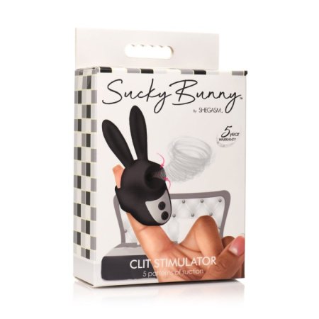(image for) Sucky Bunny Clit Stimulator - Black