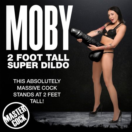 (image for) Moby 2 Foot Tall Super Dildo - Black