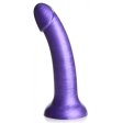 (image for) G-Tastic 7" Metallic Silicone Dildo -Pur