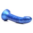 (image for) G-Tastic 7" Metallic Silicone Dildo Blue