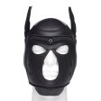(image for) Spike Neoprene Puppy Hood - Black