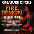 (image for) Fire Demon Monster Silicone Dildo