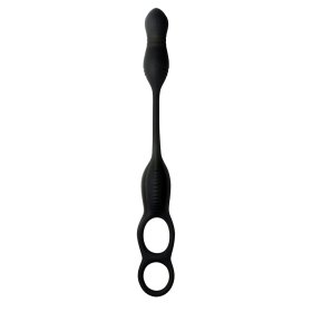 Hyper Thrusting and Vibrating Anal Plug with C-Ring
